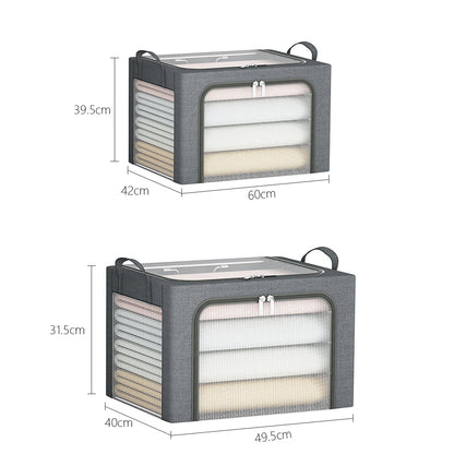 STORFEX Steel Framed Stackable Closet Storage Organizer_1