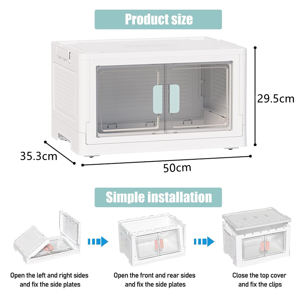 STORFEX Collapsible Storage Bins Closet Organizers_2