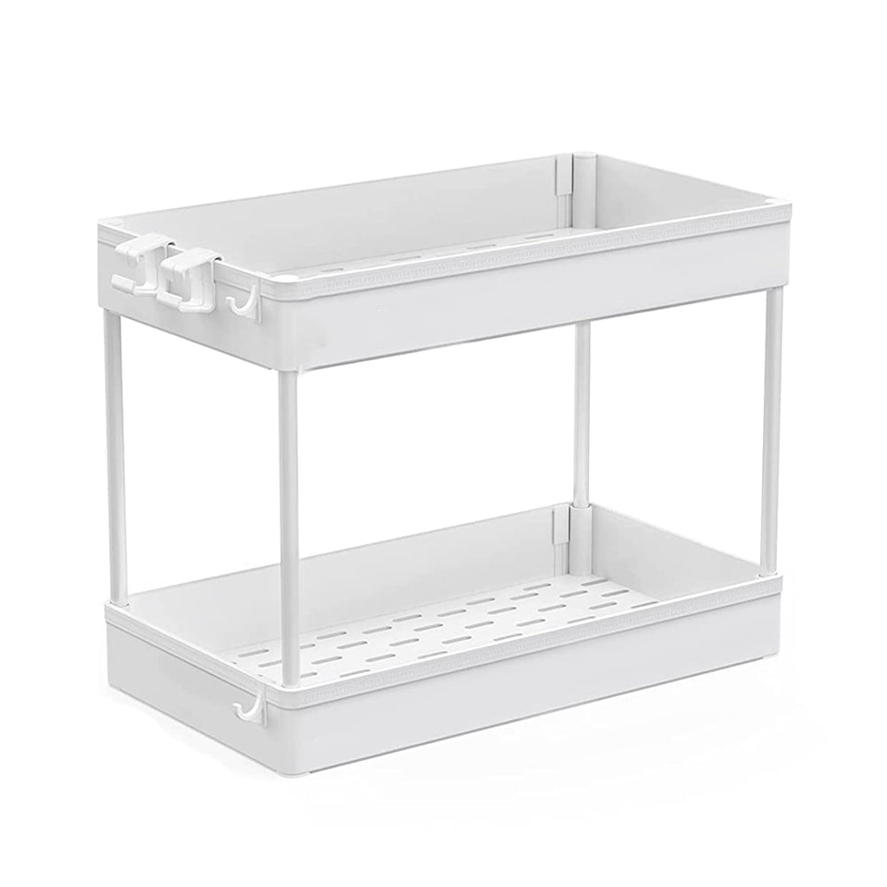 STORFEX 2-Tier Under Sink Storage Organizer Bathroom Standing Rack_1