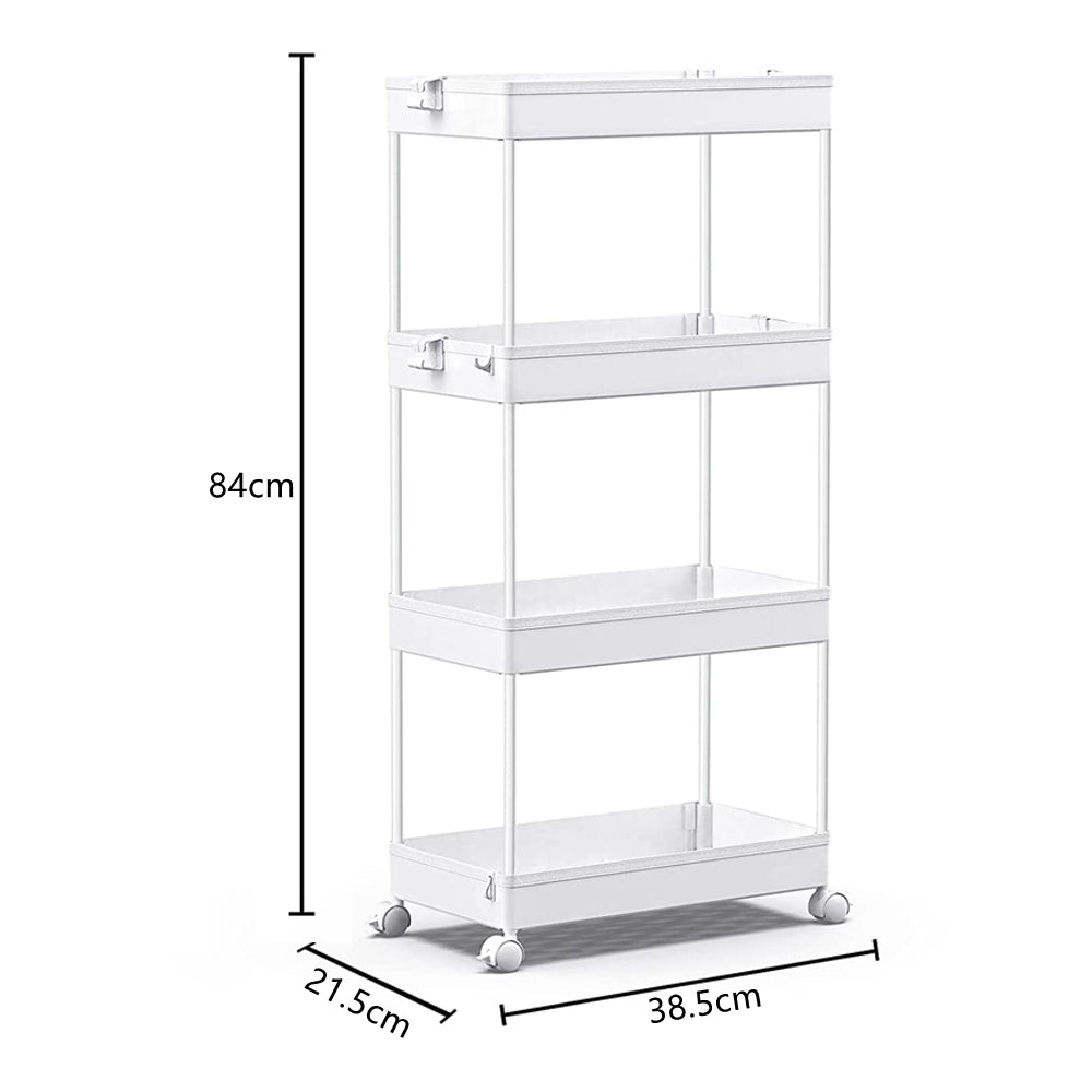 STORFEX 4-Tier Storage Rolling Cart - Organization Utility Cart_1