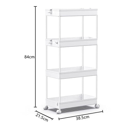 STORFEX 4-Tier Storage Rolling Cart - Organization Utility Cart_1