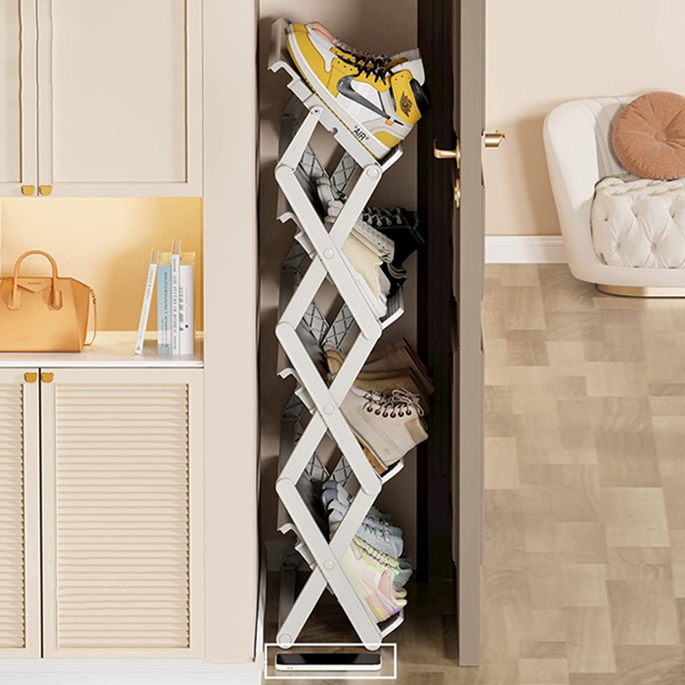 STORFEX Dual Modes Placement Folding Shoe Rack_5