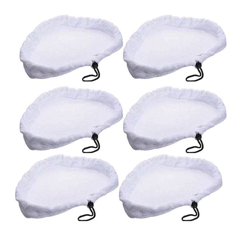 Pack of 6 Replacement Washable and Reusable Triangle Steam Mop Pads_12