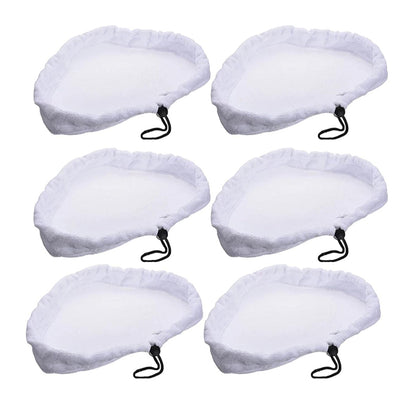 Pack of 6 Replacement Washable and Reusable Triangle Steam Mop Pads_12