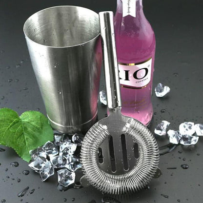 5 Pcs Stainless Steel Cocktail Maker Set  Premium Bartending Tool Kit_11