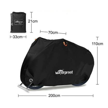 Heavy Duty Waterproof Outdoor Bicycle Cover with Anti-Theft Lock Holes_1