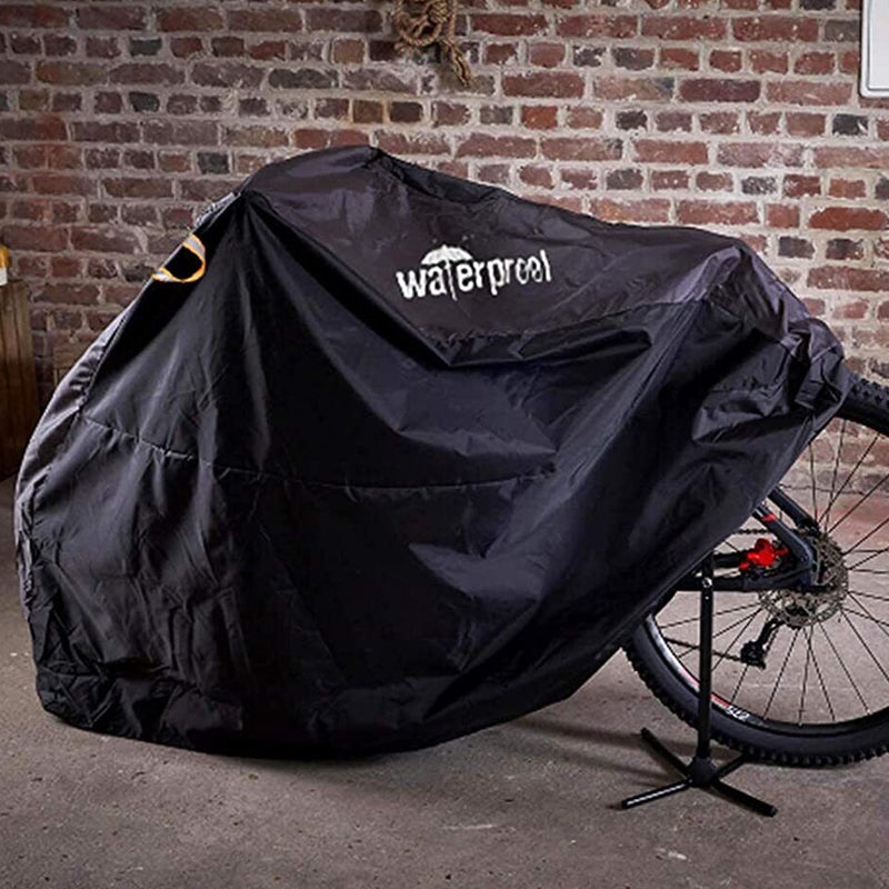 Heavy Duty Waterproof Outdoor Bicycle Cover with Anti-Theft Lock Holes_5