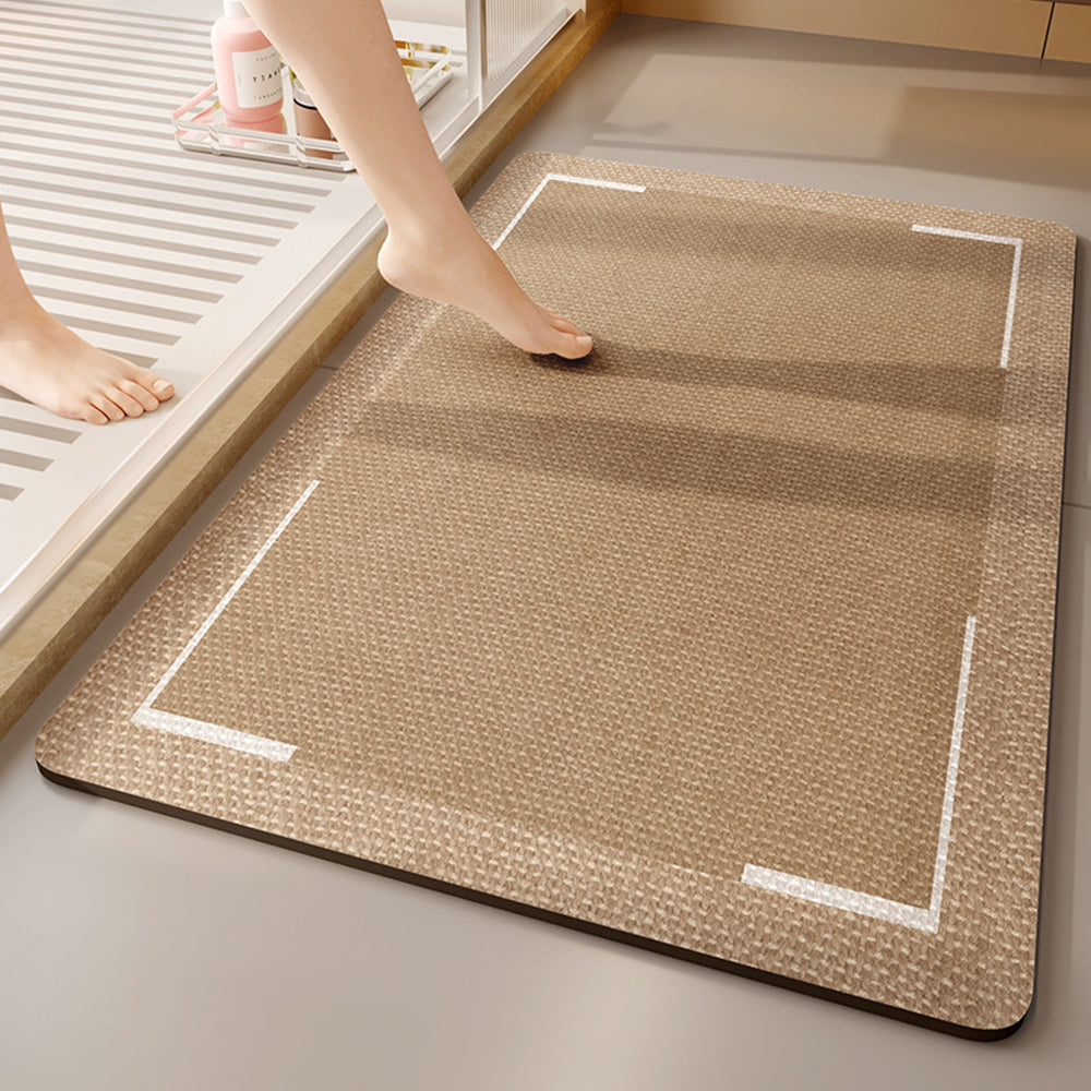 COMFEYA Super Absorbent Diatom Mud Mat Quick-Drying Bathroom and Kitchen Floor Mat_0