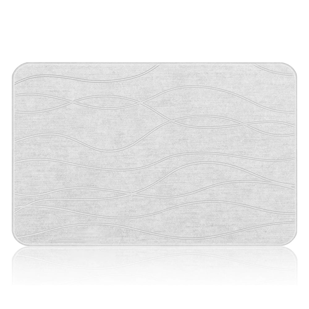 COMFEYA Stone Bath Mat Diatomaceous Earth Bath Mat - Fast-Drying, Non-Slip, and Eco-Friendly_0