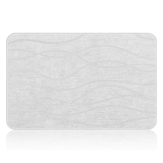 COMFEYA Stone Bath Mat Diatomaceous Earth Bath Mat - Fast-Drying, Non-Slip, and Eco-Friendly_0