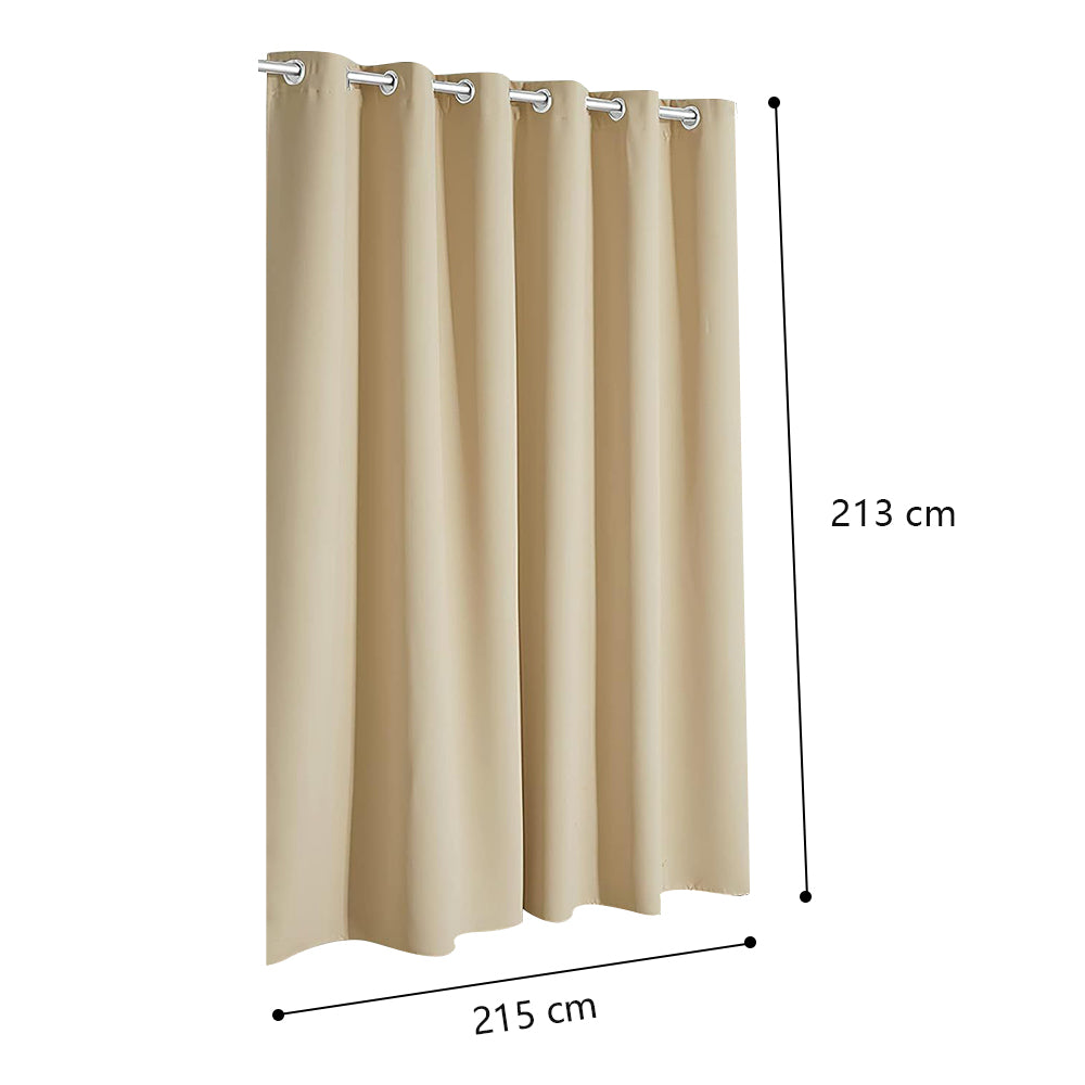 COMFEYA Patio Curtains Outdoor - Waterproof Heat UV Shade Privacy Blackout Curtains_1