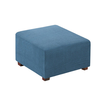 COMFEYA Square Ottoman Cover Premium Furniture Protector with Elastic Bottom_21