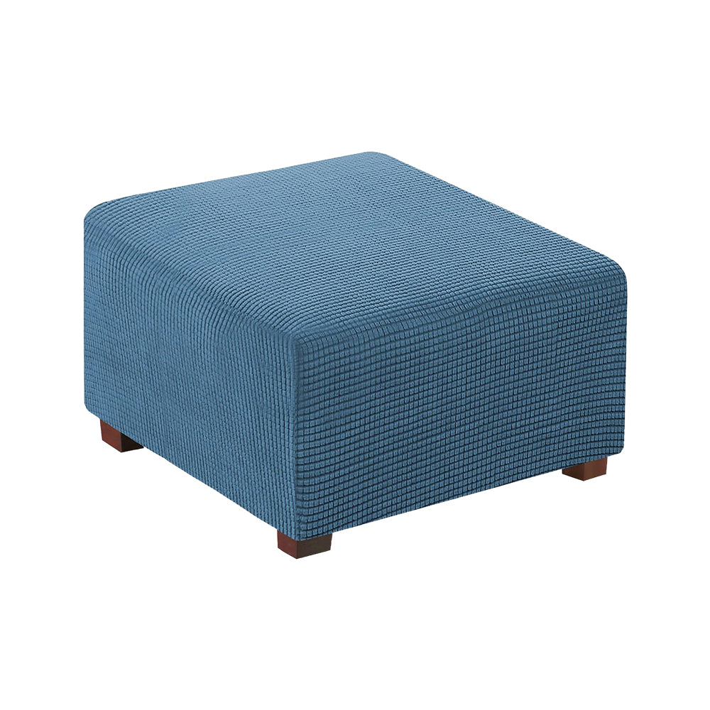 COMFEYA Square Ottoman Cover Premium Furniture Protector with Elastic Bottom_22