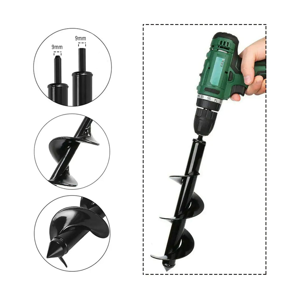 Planter Garden Auger Spiral Drill Planting Hole Soil Digger_4