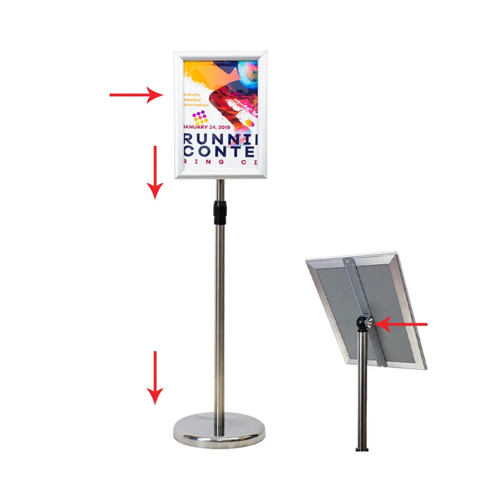 A4 Floor Poster Stand Sign Holder Business Menu Display_11