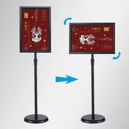 A4 Floor Poster Stand Sign Holder Business Menu Display_7