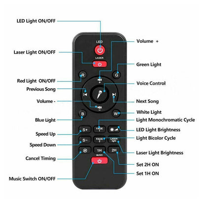 LED Night Lamp Projector Rotating Light -USB Power Supply_5