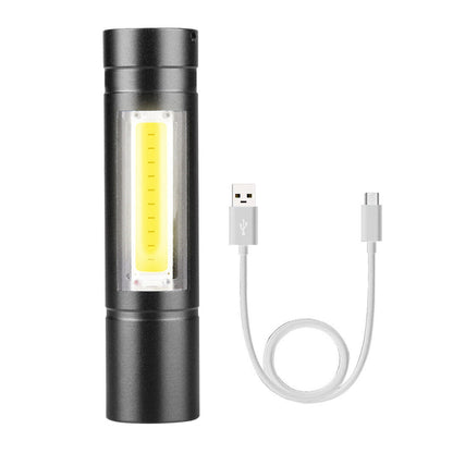 Super Bright Camping Torch Lamp COB Mini LED Flashlight USB Charging_1