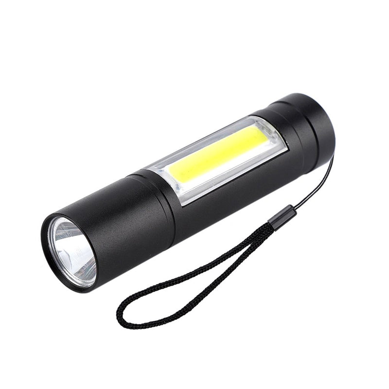 Super Bright Camping Torch Lamp COB Mini LED Flashlight USB Charging_0