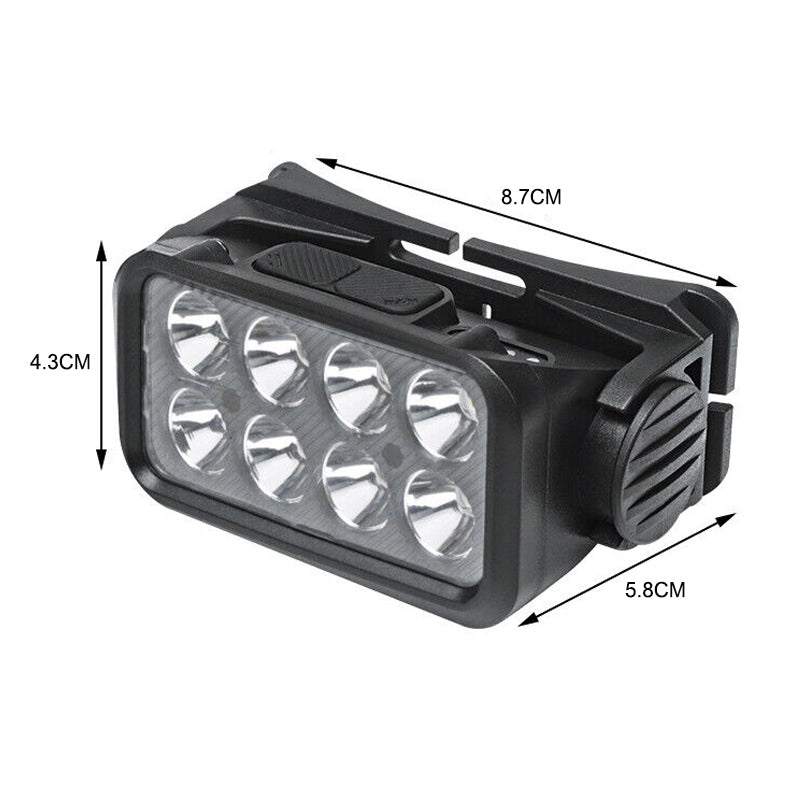 LED Motion Sensor Head Torch Waterproof Headlamp USB Rechargeable_1