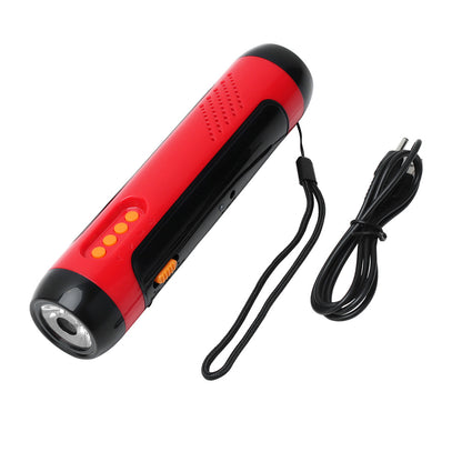 Hand Crank Solar FM Radio Flashlight and Emergency Charger_2