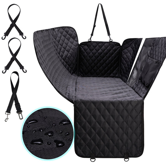 Waterproof Car Seat Protector and Pet Back Seat Hammock_0