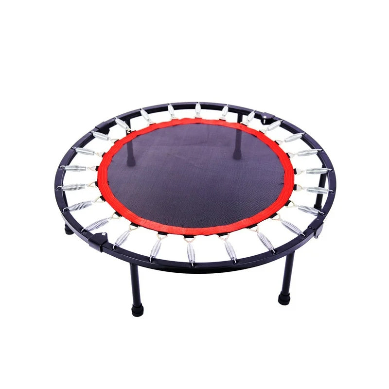 40 Degree Foldable Mini Trampoline Safe for Gym and Cardio Fitness Exercise-Black_6