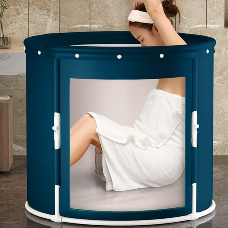 One-Click Collapsible Portable Bucket Type Water Bathtub_1