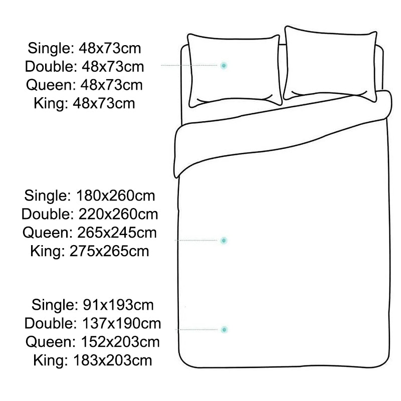 2000TC Washed Cotton Breathable Flat Fitted Bedsheet and Pillowcase Set_9