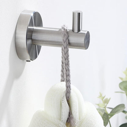 Wall Mounted Stainless Steel Towel Toilet Paper Hook Robe Holder Bathroom Rack_2