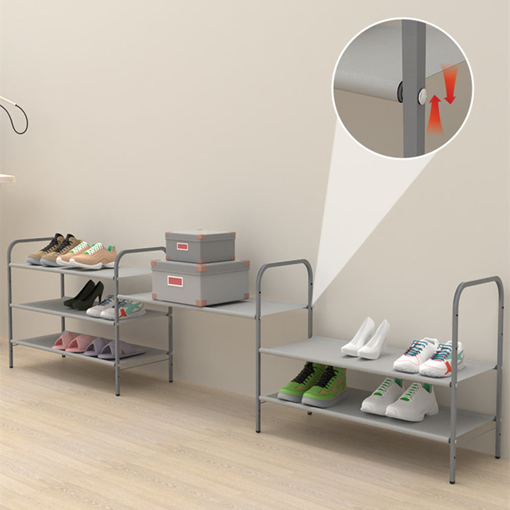 STORFEX 3-Tier Stackable Shoe Rack - Versatile Shoe Storage Organizer_3