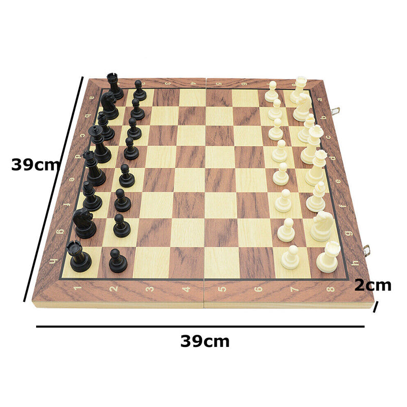 Folding Wooden Chess Gaming Set_11