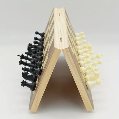 Folding Wooden Chess Gaming Set_6