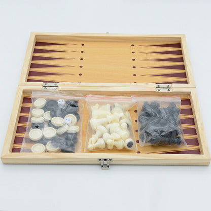 Folding Wooden Chess Gaming Set_7