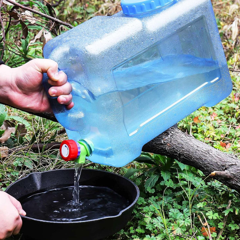 Portable Outdoor Water Storage Container Emergency Drinking Water Jug with Faucet_2