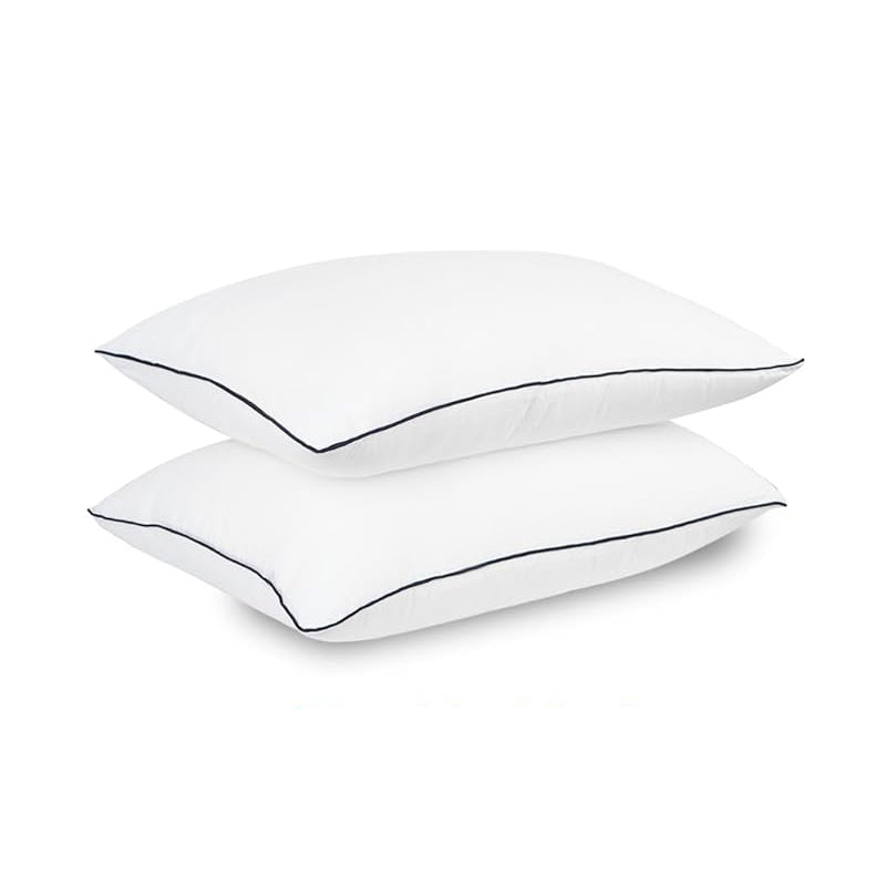 Pack of 2 Hotel Quality Comfortable and Washable High Support Medium Firm Pillows_13