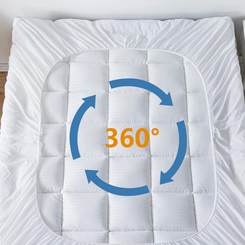 High Quality Thick Mattress Topper Pad_3