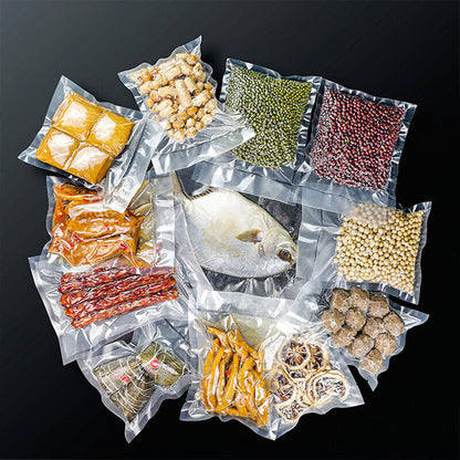 100pcs Clear Food Grade Pre-Cut Food Saver Vacuum Sealer Bags_9