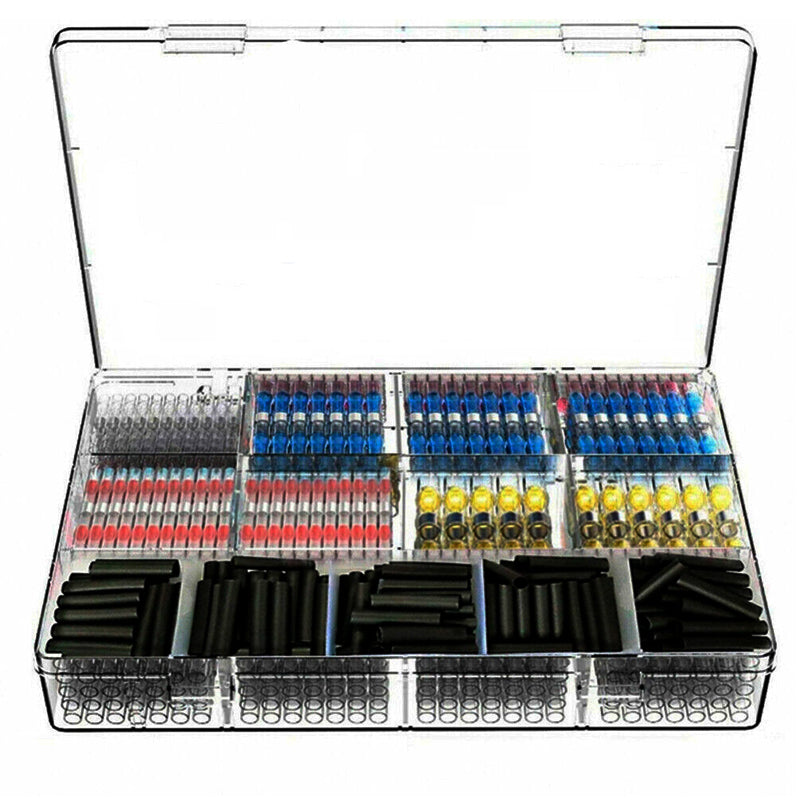 Waterproof Terminals Solder Seal Sleeve Heat Shrink Butt Wire Connectors_0