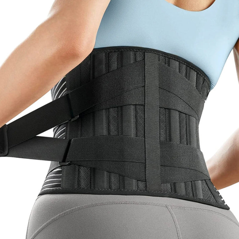 Breathable and Stretchable Pain Relief Lower Back Posture Support Braces_3