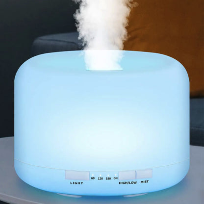 500ml Remote Controlled Multifunctional Essential Oil Diffuser with LED Light_7