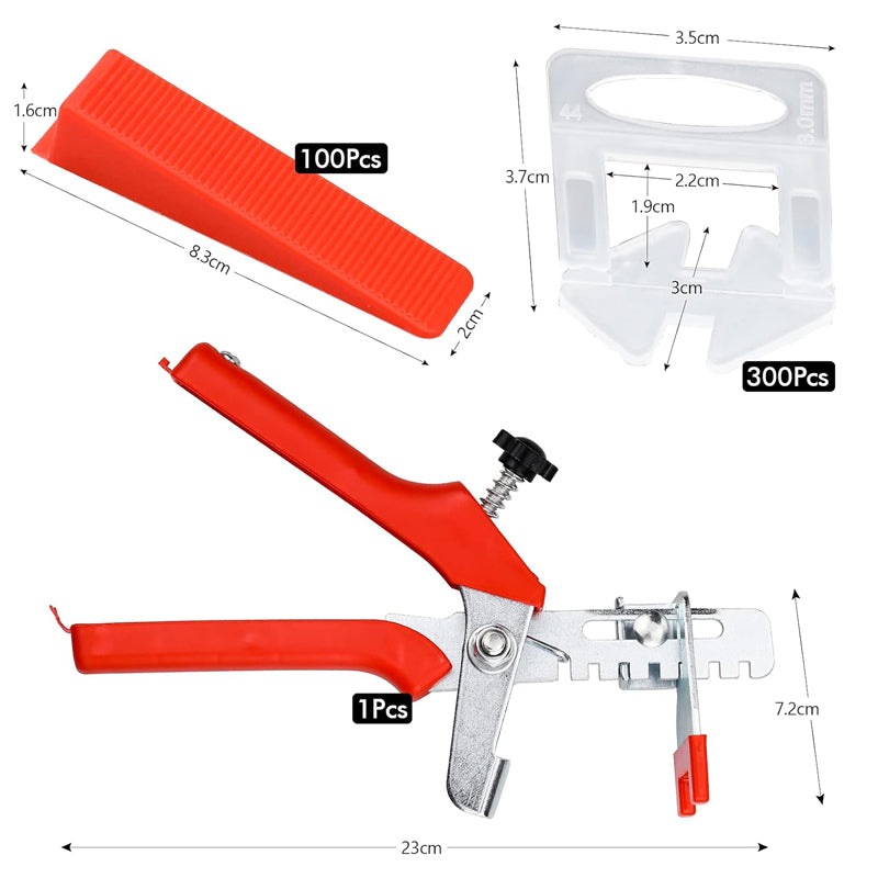 Reusable Wedges Tile Leveling System Tile Tools Set for Stone Installation_15