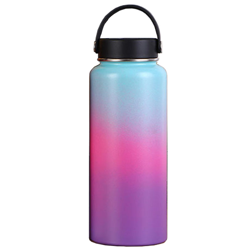 32/40oz Stainless Steel Vacuum Insulated Gradient Thermos Water Bottle_2