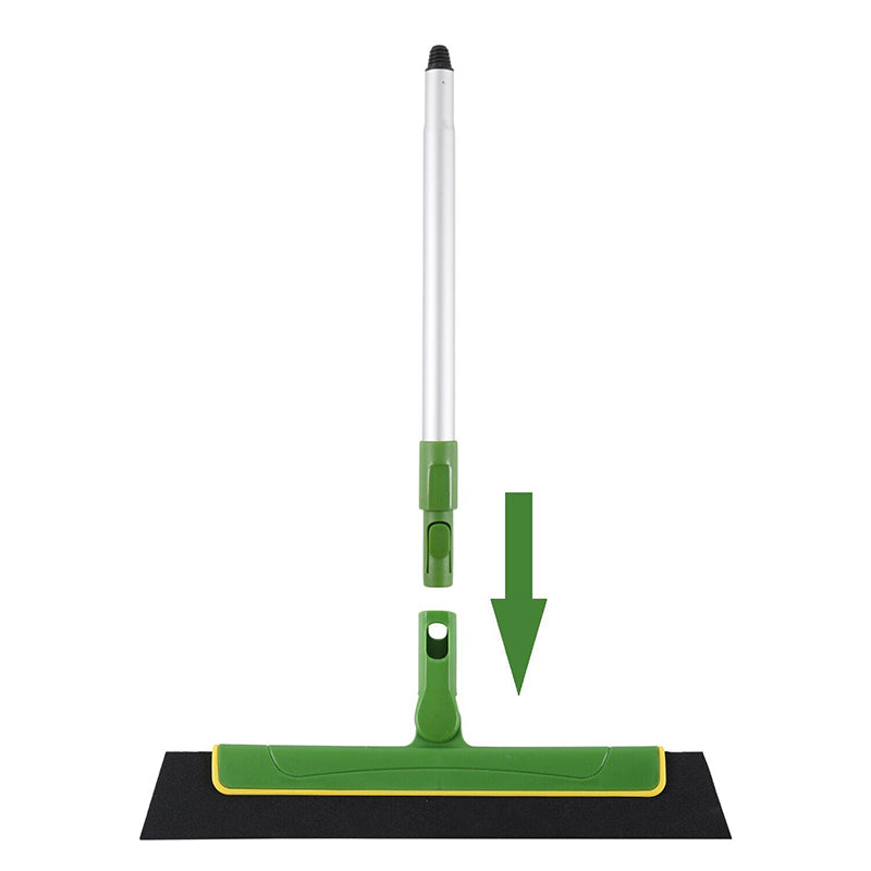 Long Handle Floor Squeegee Broom Foam Squeegee for Shower Bathroom_2