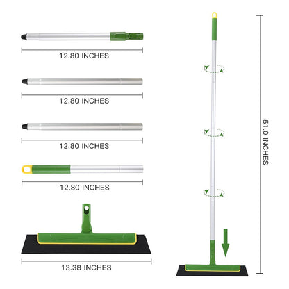 Long Handle Floor Squeegee Broom Foam Squeegee for Shower Bathroom_5