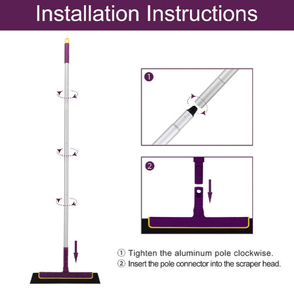 Extendable Handle Floor Squeegee Broom Ideal for Household Floor and Tile Cleaning_6