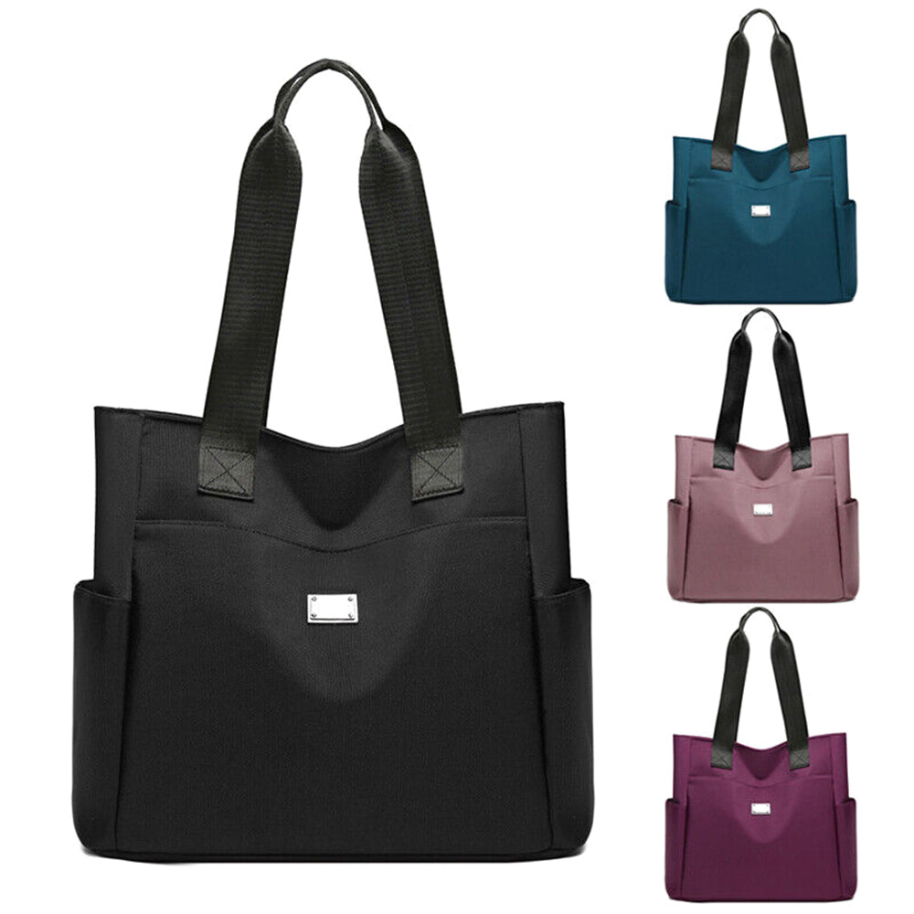 Waterproof Large Capacity Lightweight Nylon Shoulder Tote Bag_0