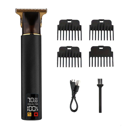 T9 Wireless Hair Trimmer with Digital Display for Professional Haircuts_4