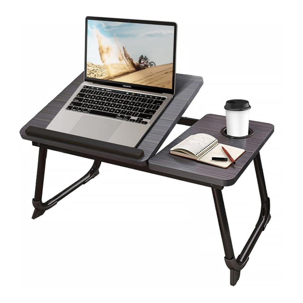 COMFEYA Adjustable Laptop Desk for Bed or Couch - Ergonomic Lap Desk with Cup Holder_0