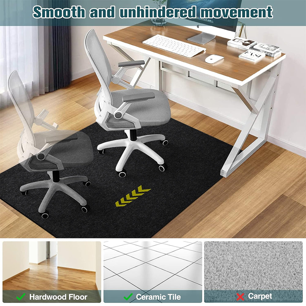 COMFEYA Desk Chair Mat for Hardwood Floor & Tile | Non-Slip and Durable_4